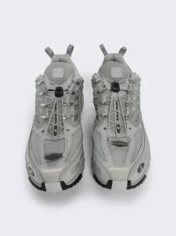 Salomon Acs Pro Sneaker Silver Metallic And Ghost Grey