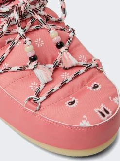 Alanui X Moon Boot Full Moon Bandana Boots Pink