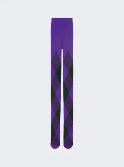 BURBERRY Argyle Tights Royal