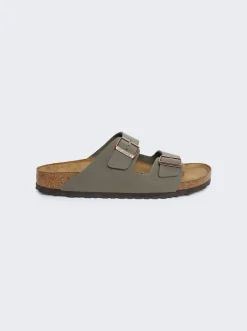 Birkenstock Arizona Sandals Stone Birkibuc