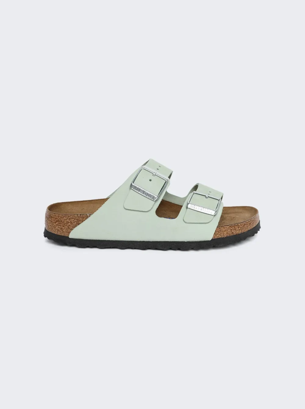 Birkenstock Arizona Soft Footbed Sandals Matcha Nubuck
