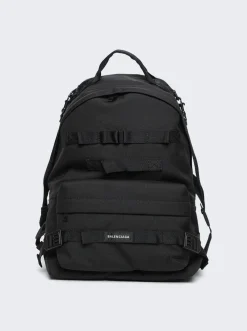 Balenciaga Army Backpack Black