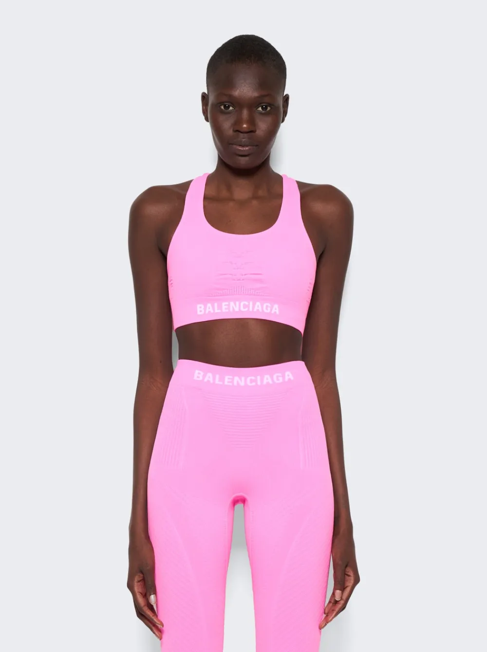 Balenciaga Athletic Top Neon Pink