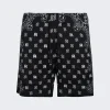 Amiri Bandana Paisley Swim Shorts Black