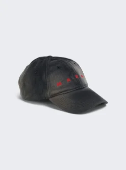 Marni Baseball Cap Black