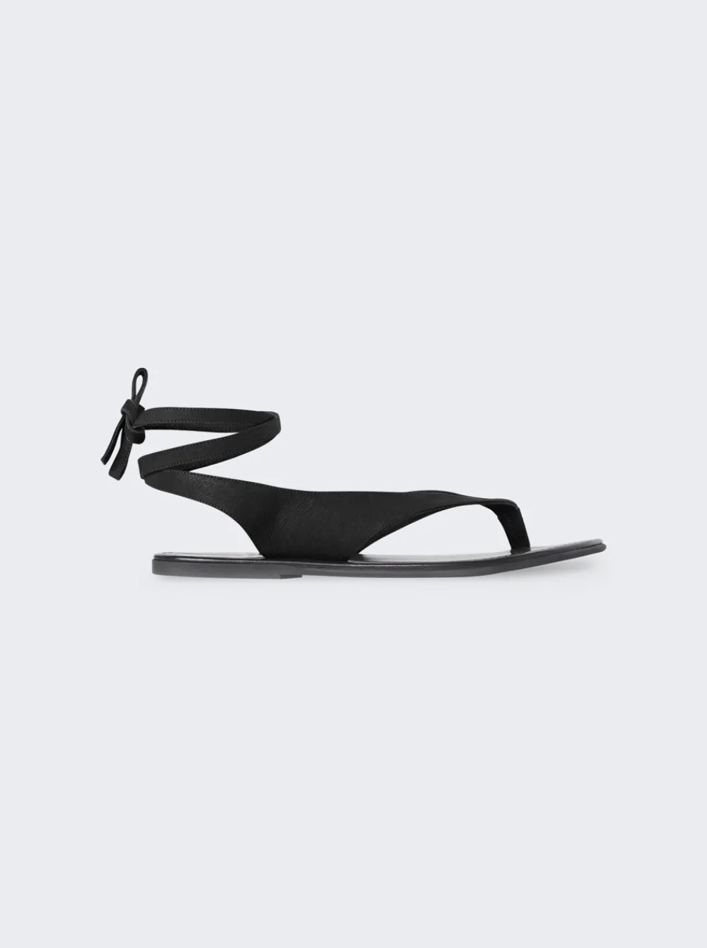 The Row Beach Sandal Black