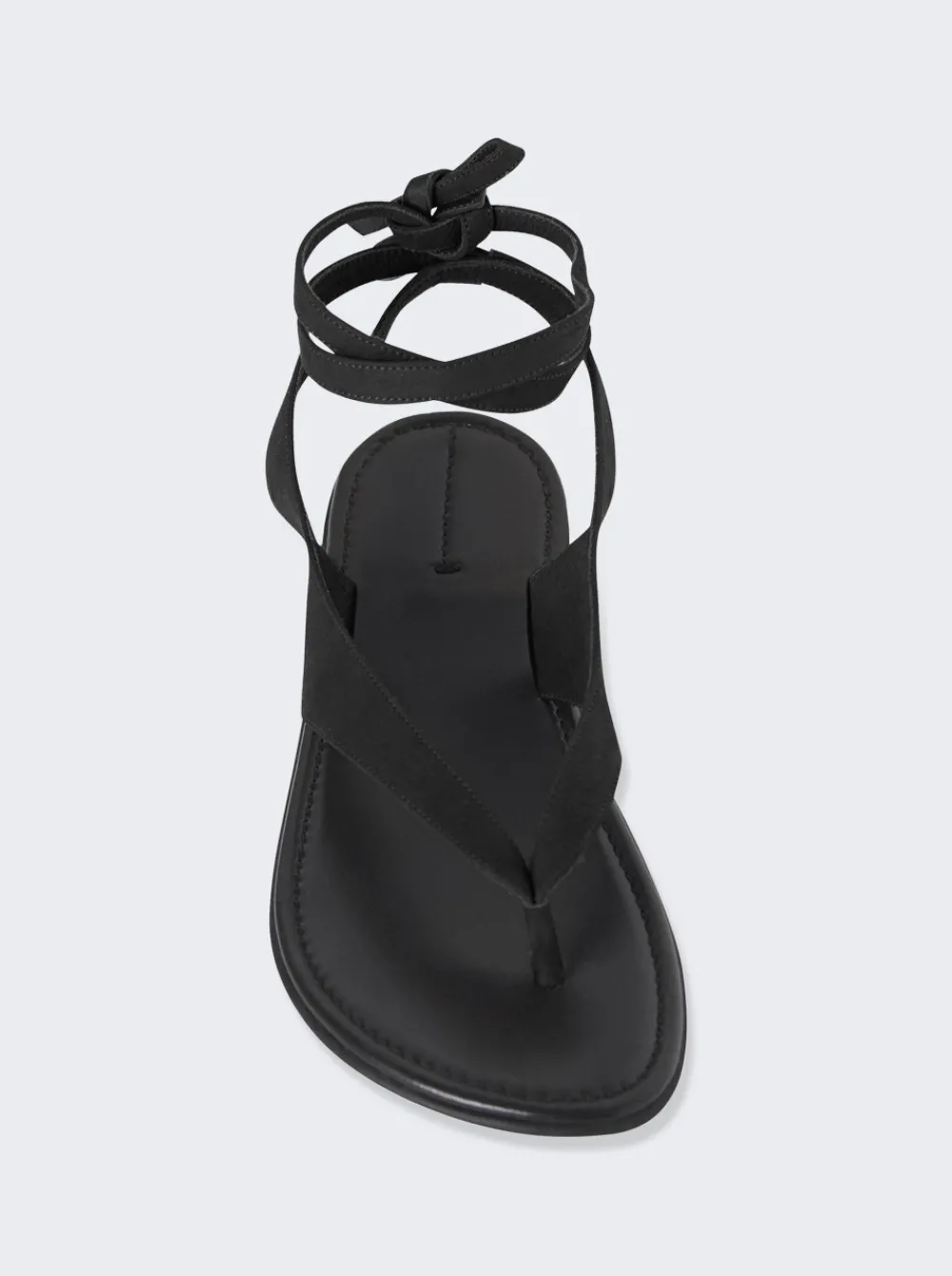 The Row Beach Sandal Black