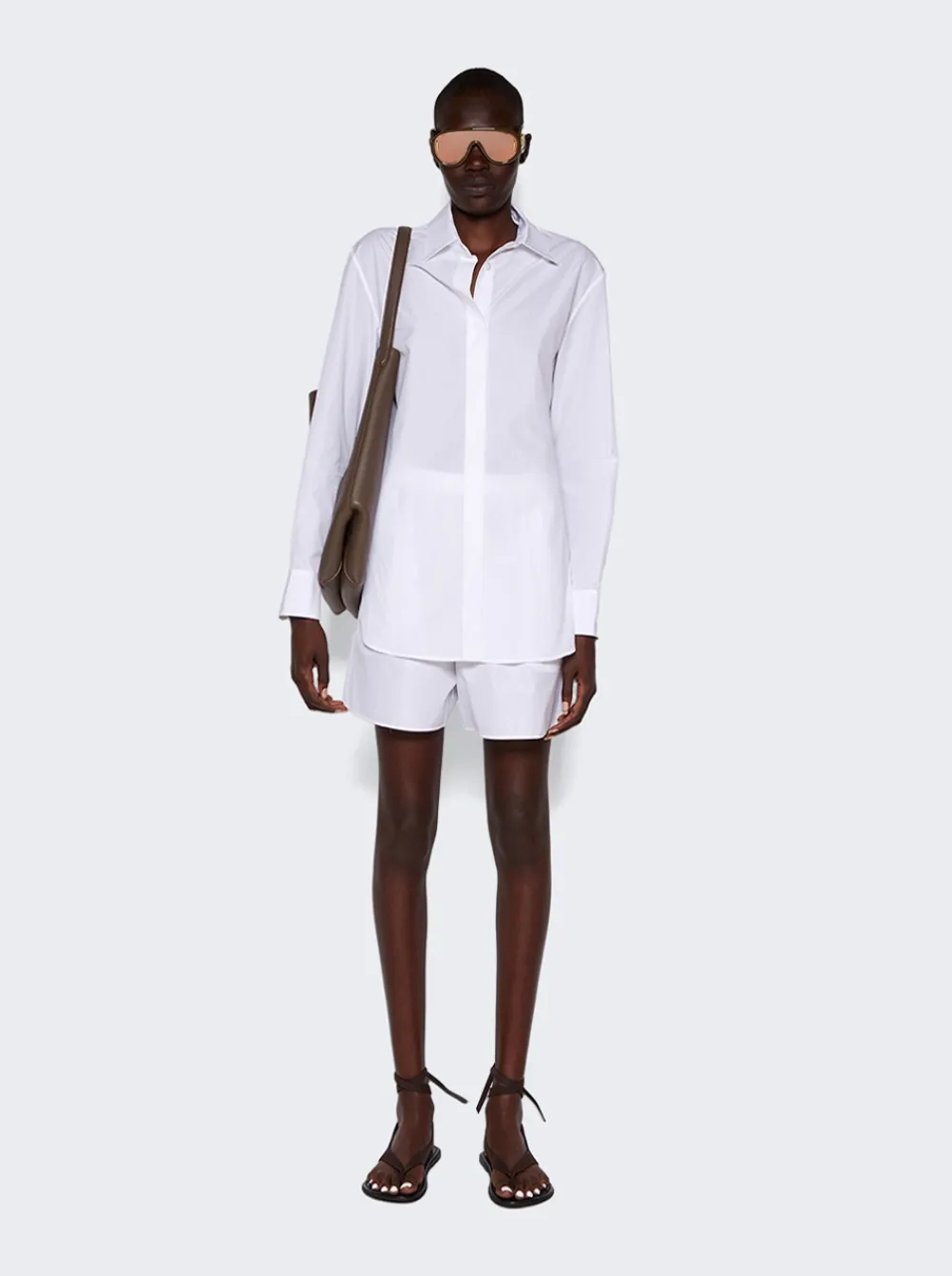 The Row Beach Sandal Chocolate