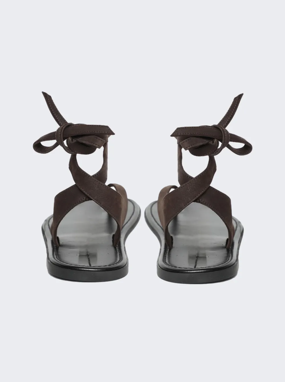 The Row Beach Sandal Chocolate