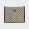 Gucci Beauty Case With Interlocking G Brown