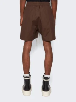 Rick Owens Bela Boxer Shorts Brown