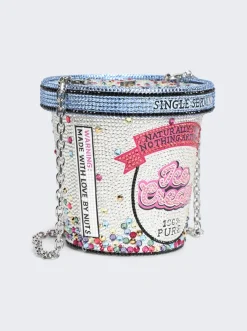 Judith Leiber Birthday Ice Cream Clutch Silver