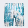 Amiri Bleached Ma Paisley Swim Shorts Blue