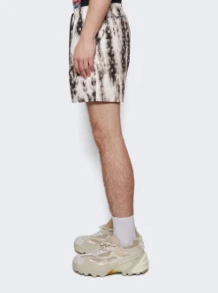 Amiri Bleached Ma Paisley Swim Shorts Black