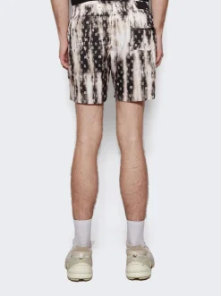 Amiri Bleached Ma Paisley Swim Shorts Black