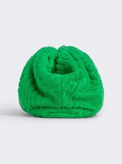 Bottega Veneta Borsa Jacquard Intreccio Pouch Bag Grass Green