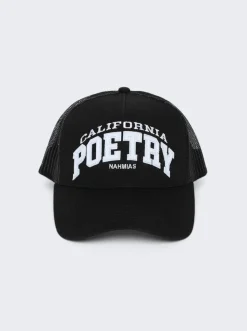 NAHMIAS California Poetry Trucker Hat Black