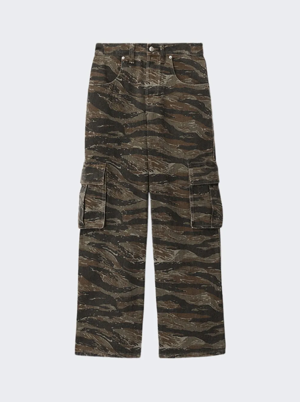 Alexander Wang Camouflage Cargo Jeans Camo