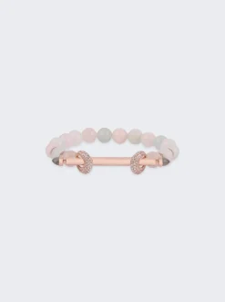 Ananya Candy Beryl And Rose Gold Chakra Bracelet 18K Rose Gold