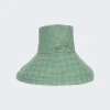 Gucci Canvas Gg Wide Brim Hat Green
