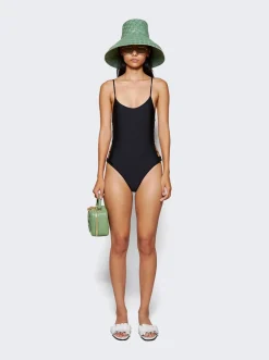 Gucci Canvas Gg Wide Brim Hat Green