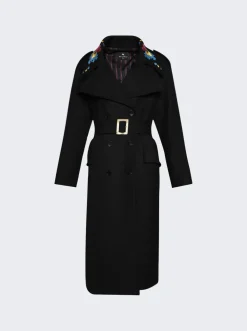 Etro Cappotto Coat Black