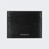 Givenchy Card Holder In 4G Classic Leather Black