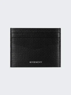 Givenchy Card Holder In 4G Classic Leather Black
