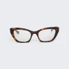 Gucci Cat-Eye Glasses Clear