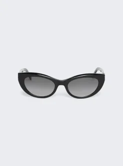 Saint Laurent Cat-Eye Sunglasses Black