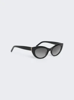 Saint Laurent Cat-Eye Sunglasses Black
