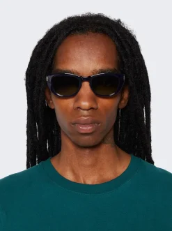 Saint Laurent Cat-Eye Sunglasses Blue