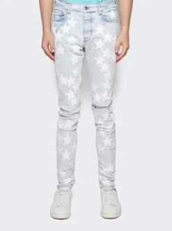Amiri Chemist Jean Bleached Indigo