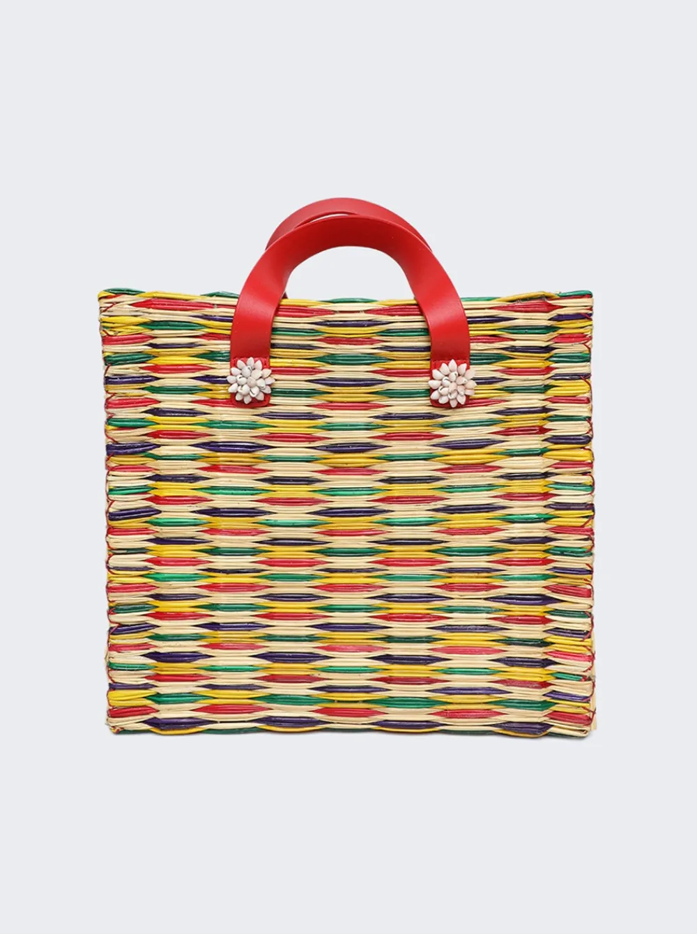 Heimat Atlantica Chito Reed Tote Bag Multicolor