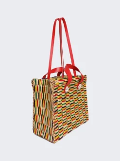 Heimat Atlantica Chito Reed Tote Bag Multicolor