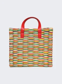 Heimat Atlantica Chito Reed Tote Bag Multicolor