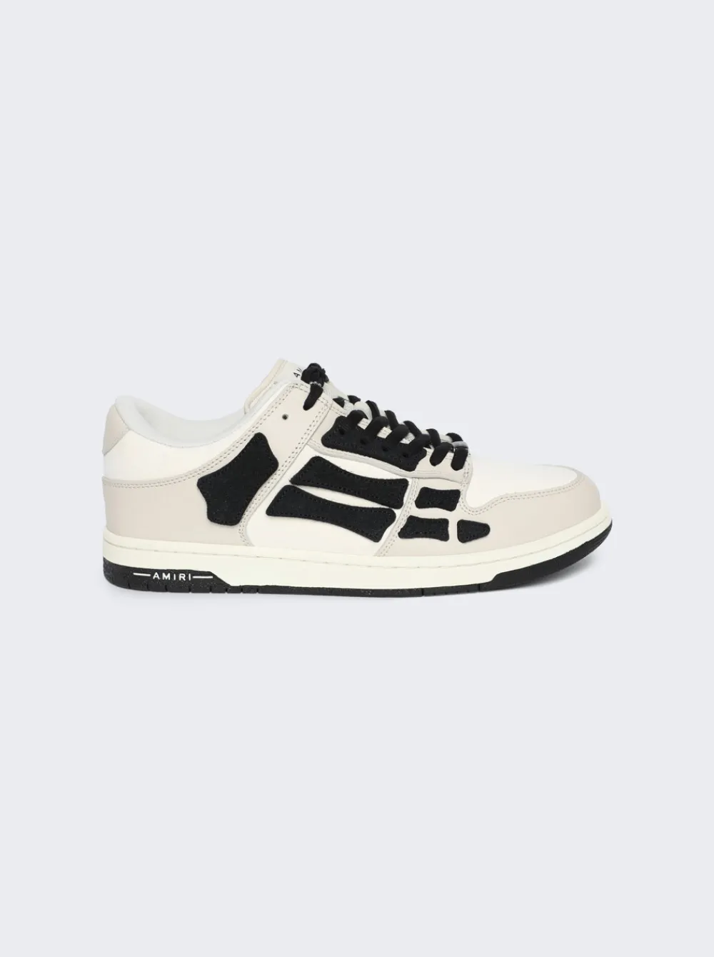 Amiri Chunky Skeleton Low Top Sneakers Beige