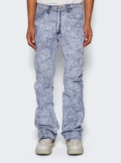 Earthling VIP Circus Stitch Jeans Blue