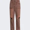 Rhude Coltello Split Jean Brown