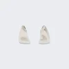 Saint Laurent Comet Earrings Palladium
