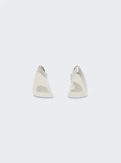 Saint Laurent Comet Earrings Palladium