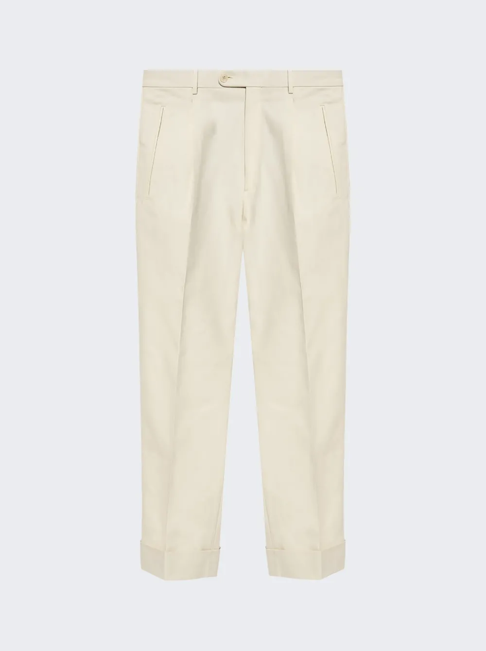 Gucci Cotton Drill Pants Off White