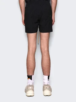 Rhude Crocodile Swim Shorts Black