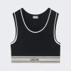 Loewe Cropped Tank Top Black