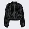 alexanderwang.t Cropped Track Jacket Black
