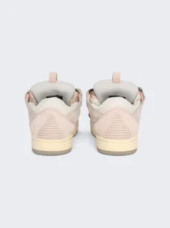 Lanvin Curb Sneakers Nude