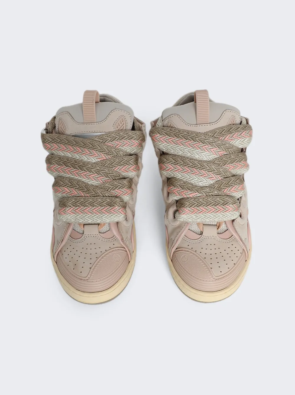 Lanvin Curb Sneakers Nude
