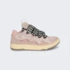 Lanvin Curb Sneakers Pale Pink