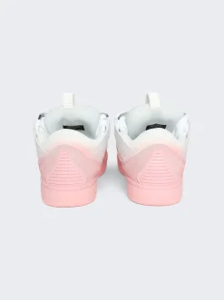 Lanvin Curb Sneakers Pink And White