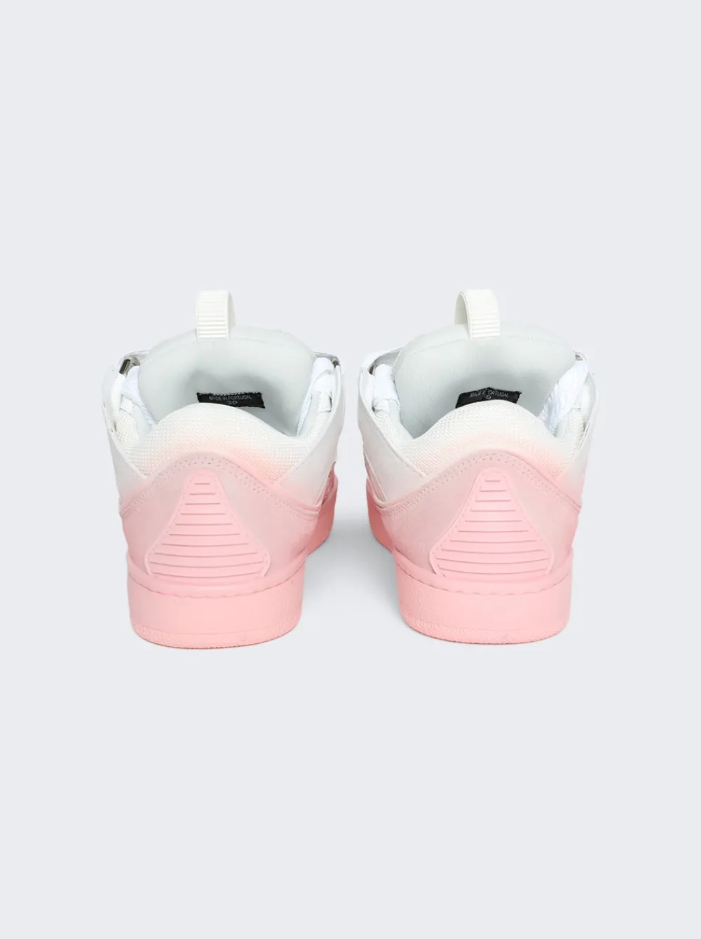 Lanvin Curb Sneakers Pink And White